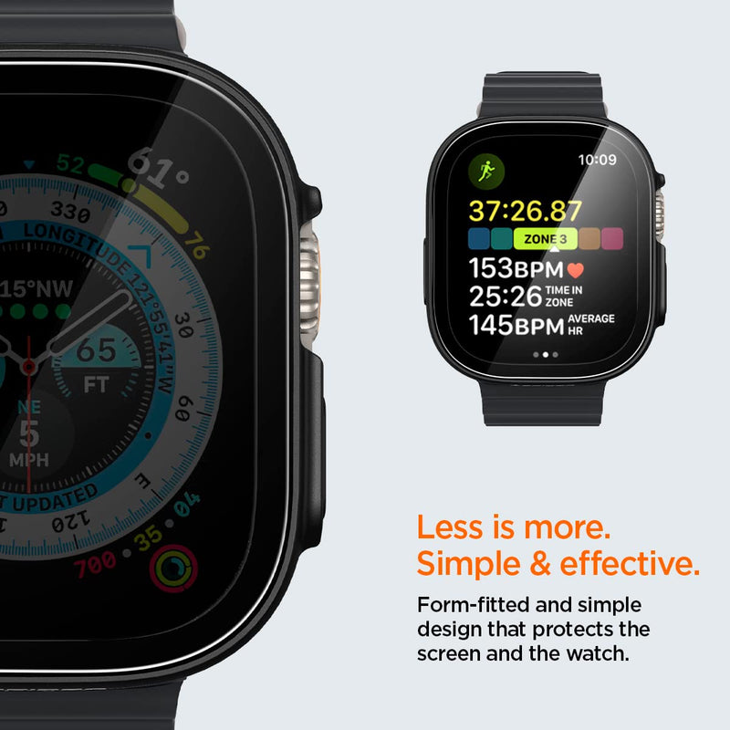 Spigen Lite Fit Ultra Band and Thin Fit 360 Designed for Apple Watch Ultra3/Ultra2/Apple Watch Ultra 49mm