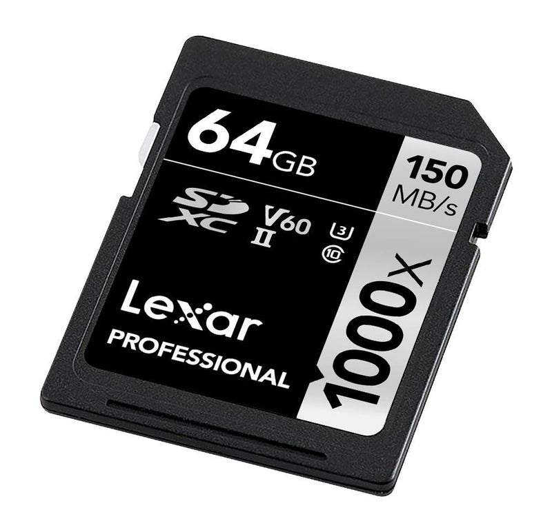 Lexar Professional 1000x 64GB SDXC UHS-II Card 64 GB Single