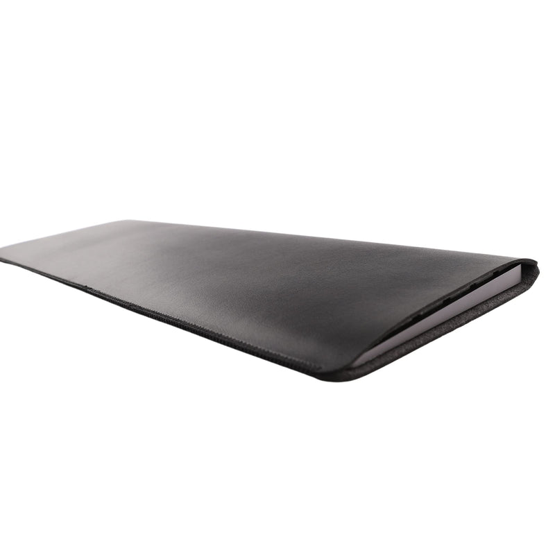 GuardV Leather Series for Apple Magic Keyboard with Numeric Keypad A1843 A2520 Touch ID MQ052LL/A MK2C3LL/A MMMR3LL/A - Protective Sleeve Cover Case Pouch (Black) Black