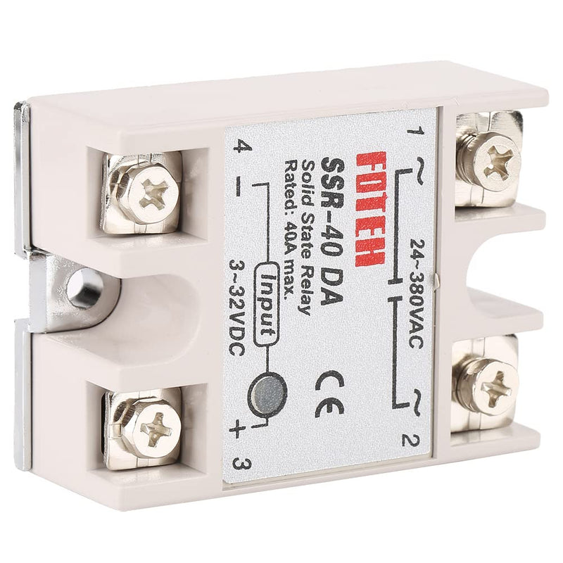 Auto modules de relay statique monophasé DC-AC SSR-40DA solid state relay 25a+relay a semi conducteur relay ssr 40a relay 5v 220v ssr relay statique solid state relay 25a solid state relay