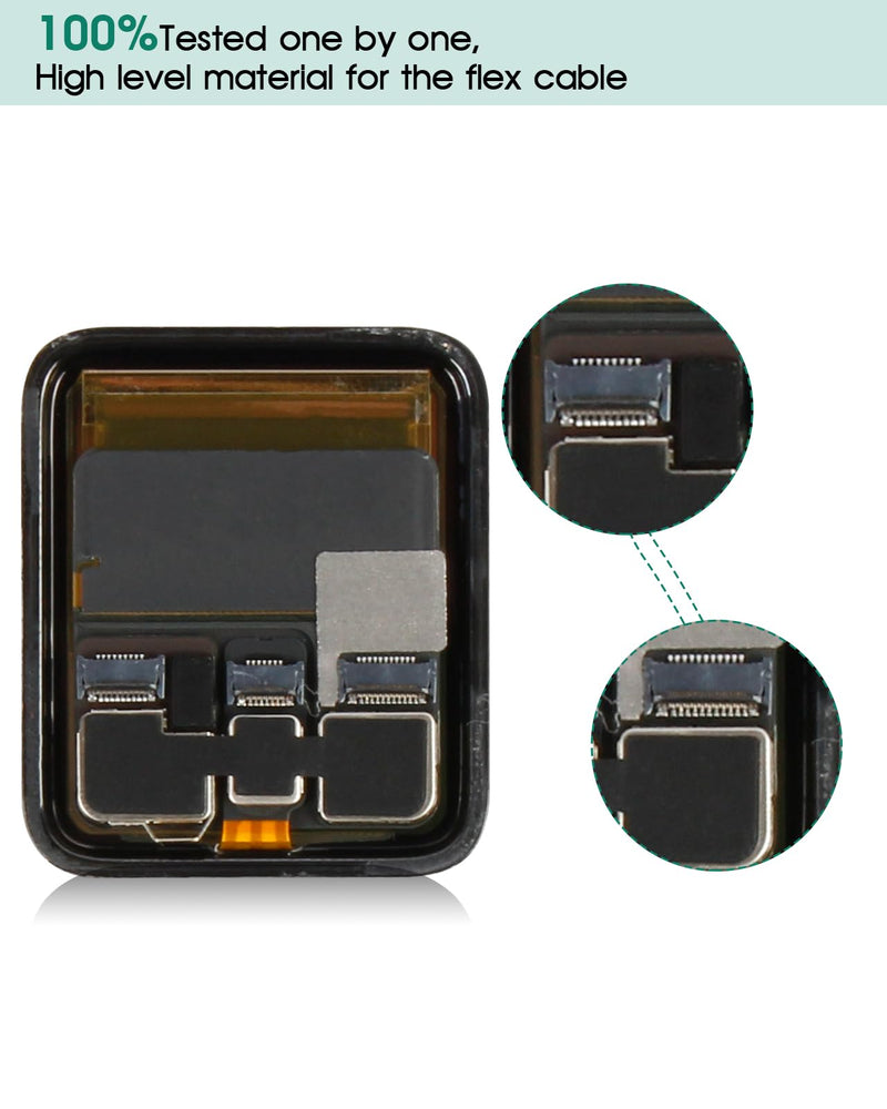 for Apple Watch Series 3 38mm 42mm LCD Display Touch Screen Digitizer Replacement (38mm GPS)