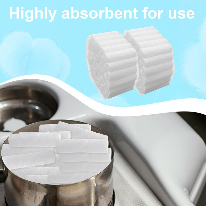 FUIPVGI Pack of 250 Dental Cotton Balls Dental Cotton Rolls Dental Gauze Rolls Dental Gauze Highly Absorbent Cotton Pads for Dentists Nose Plugs for Bloody Nose Teeth Mouth (White) White