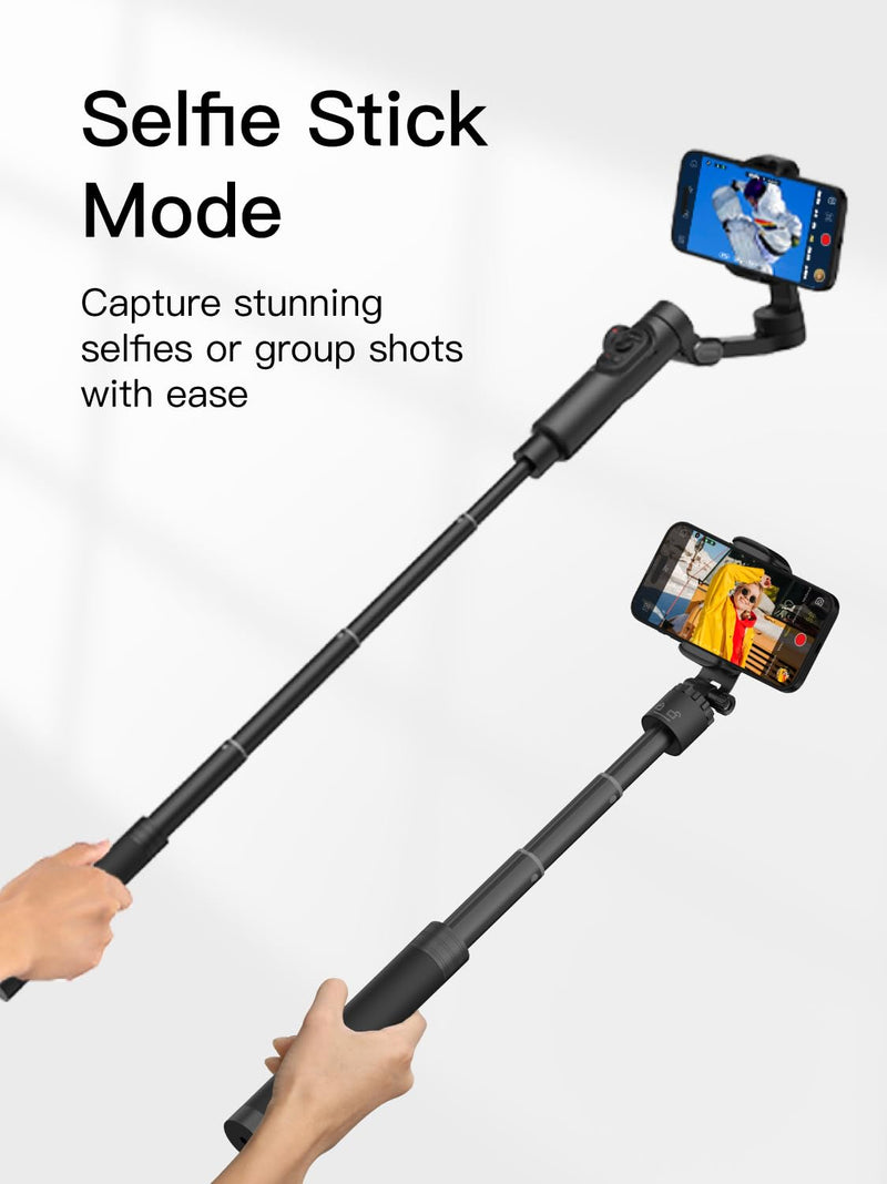 Gimbal Extension Rod, 29" Extension Pole for DSLR Cameras, Adjustable Selfie Stick with 1/4 Screw Interface, Compatible with a Range of Handheld Gimbal and Other Universal Interface Devices