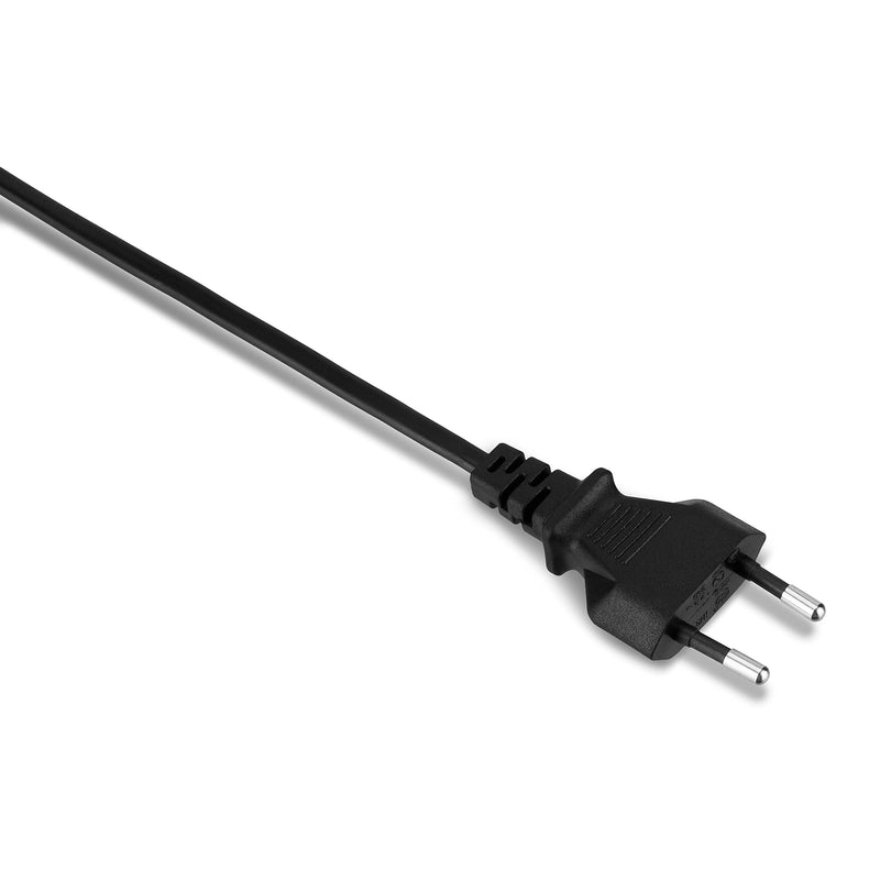 REV Cable with Switch and Euro Plug, 2 m, Max. 2 A, Black