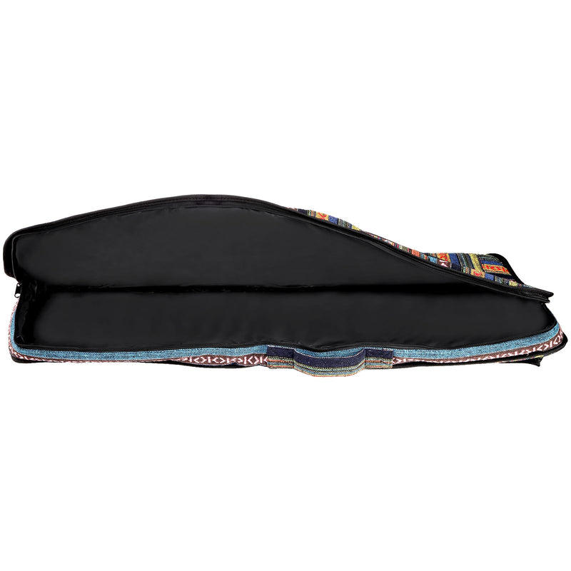 Tosnail Mini Strat Gig Bag with 10mm Padding, Shoulder Strap and Carry Handle, Vintage Electric Guitar Storage Case Bag - Bohemian Style