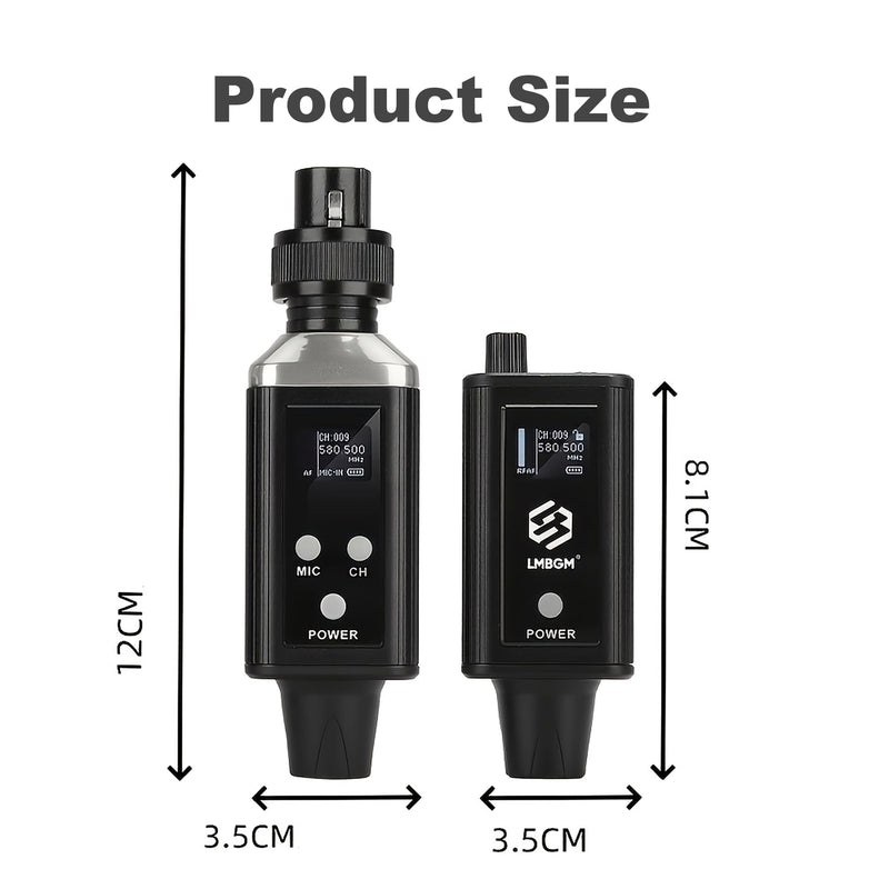 A9 UHF Wireless in-Ear Monitor Pro System Transmitter and Beltpack Receiver for Studio, Band Rehearsal and Live Performance (A9-1) (A9-1-BK) A9-1-BK