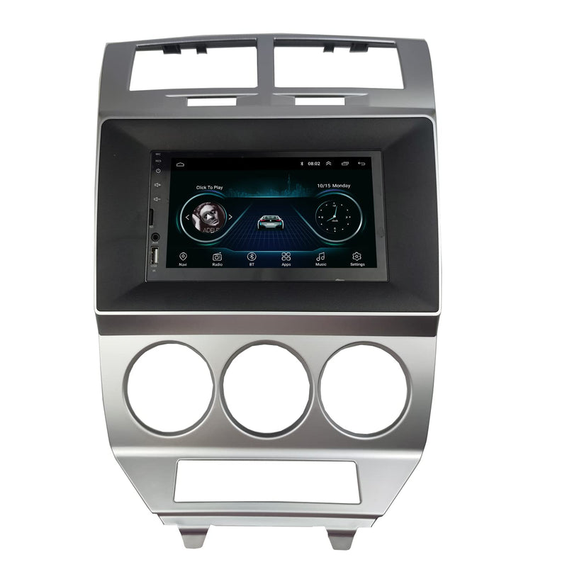 Radio Stereo Dash Installation Mount Trim Kit Compatible with Dodge Caliber 2007-2010 for 10.1" and Double Din