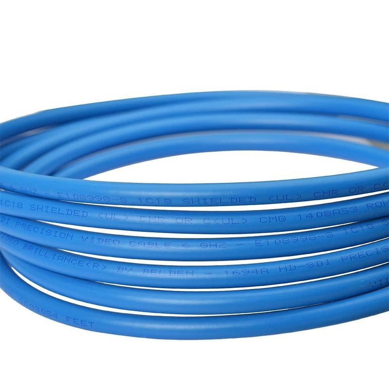 [AUSTRALIA] - Superbat 3G/6G/12G SDI Cable Right Angle 2ft Short BNC Cable 75 Ohm Blue Belden 1694A Supports HD-SDI/3G-SDI/4K Video Monitor,Precision SDI BNC Jumper Right Angle Right Angle to Right Angle 