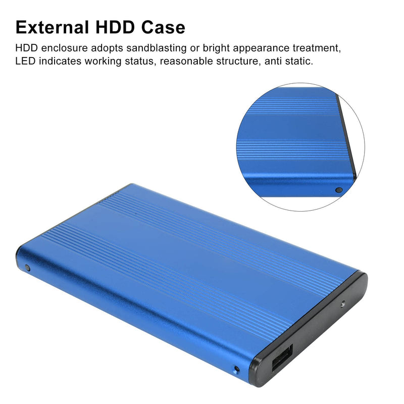 POCREATION 1Tb External Hard Drive External Hard Drive 2.5In Usb3.0 to Enclosure, Portable Exrnal Hard Dries 1Tb 2Tb, 1T Hard Drie Exrnal