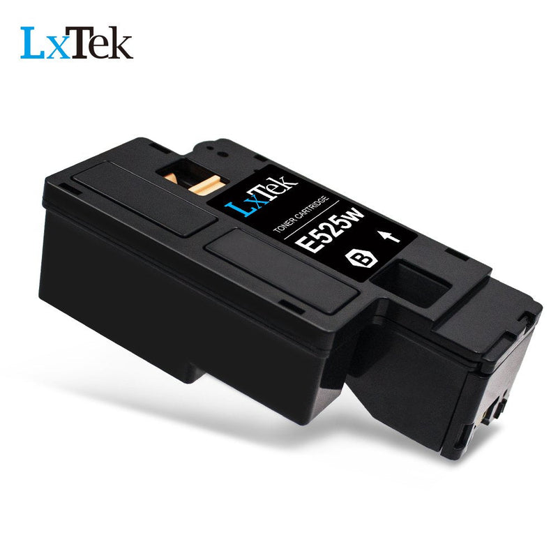 LxTek Compatible Toner Cartridge Replacement for Dell E525W E525DW E525 525 to use with E525W Color Laser Printer (1 Black, High Yield)