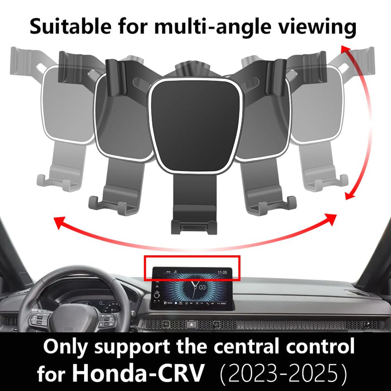 Car Phone Holder for Honda CRV CR-V 2023 2024 2025 2026 Auto Accessories Navigation Bracket Interior Decoration Screen Mobile Cell Phone Mount case for Honda CR-V 2023-2026（screen）