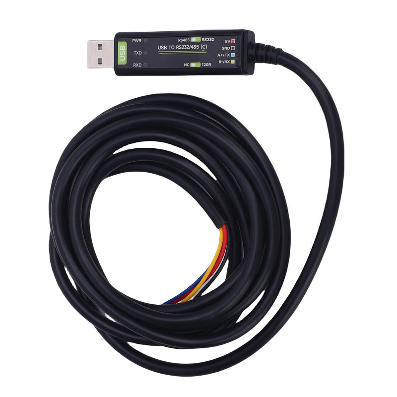 USB to 232 USB to 232 485 Adapter Cable - FT232RNL Chip HighSpeed Serial Port Converter with TVS Protection & LED Status Indicator, Compatible with Win11/10/8.1/8/7