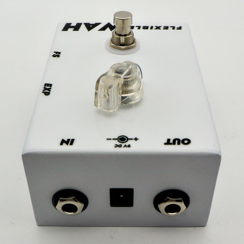 Hand-made Wah Pedal, multi-function wah pedal with EXP/FS Jack, True Bypass, DC 9V, Pedal for Electric Guitar White