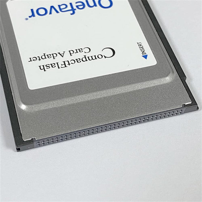 Onefavor Compact Flash to PCMCIA Ata Adapter CF to PC Card Adapter PCMCIA Ata Adapter for Cf 2 Card (Come with 4GB CF Memory Card) 4GB Compact Flash to PCMCIA