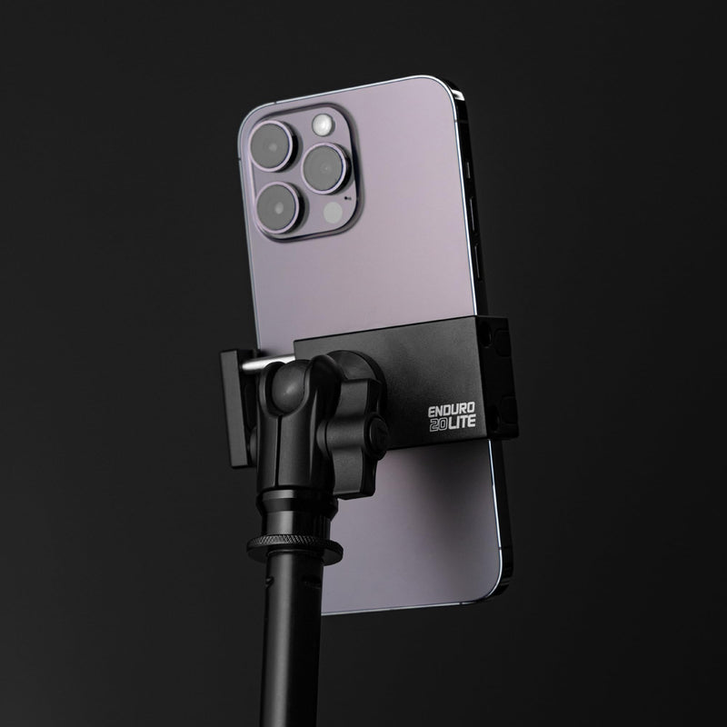 Tackform Phone Holder for Mic Stand - Pro Grade, Lightweight, Anti-Slip Mount Ideal for Musicians, Live Performers, Studio Recording | Compatible with All iPhone Models, Galaxy Devices and More