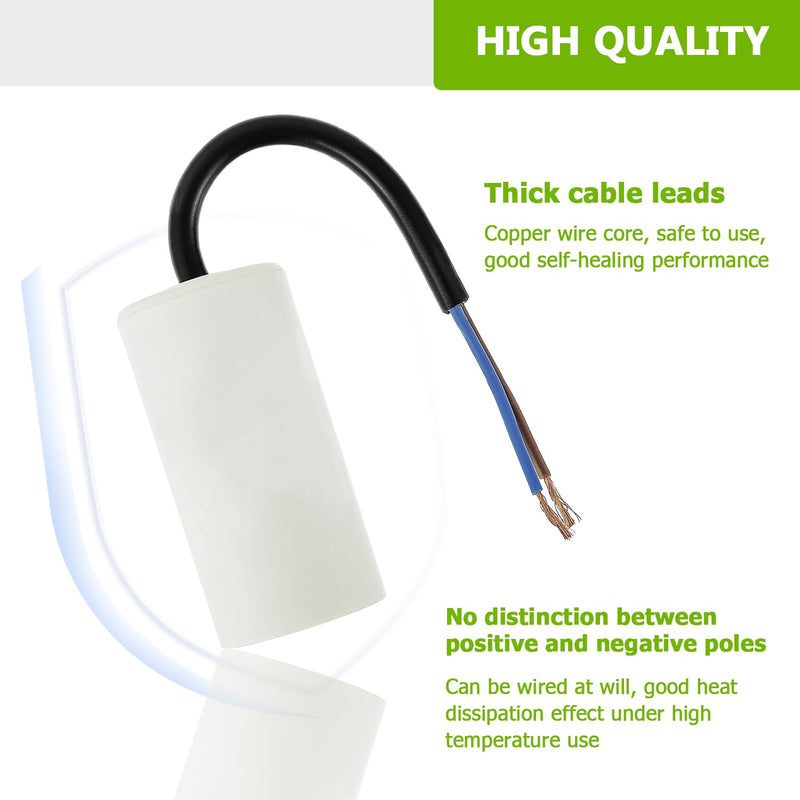 BOJACK CBB60 30uF 450V 50/60HZ Starting Capacitor, SH Motor Operating Capacitor, AC Motor Capacitor, with Wire
