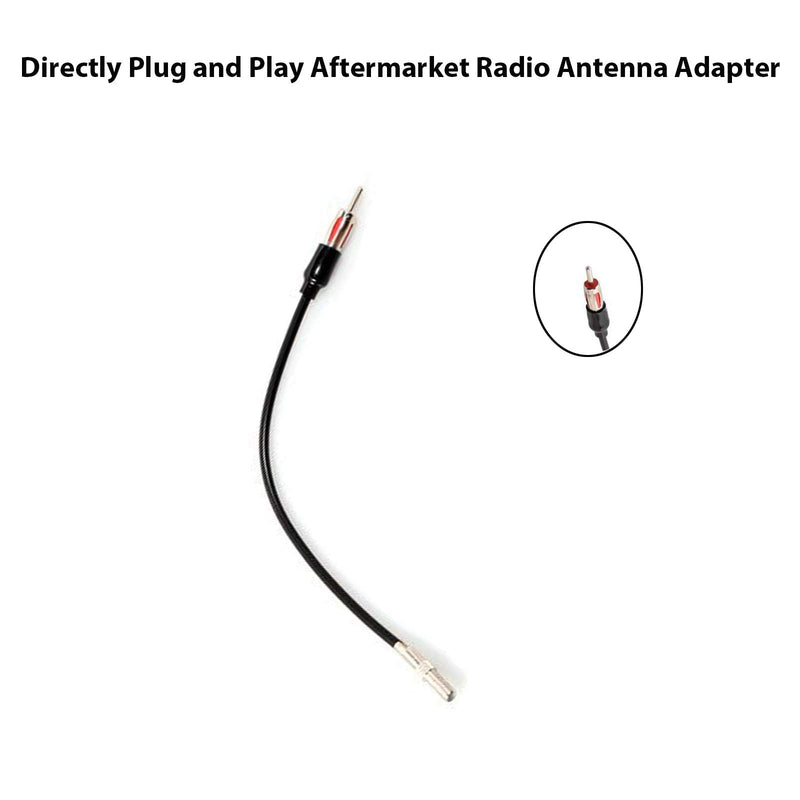 RED WOLF Aftermarket Radio Install Wire Harness W/Antenna Adapter Plug Replacement for Jeep 2003-2007,Dodge ram 2002-2007, Chrysler 2000-2007 Radio harness + antenna adapter