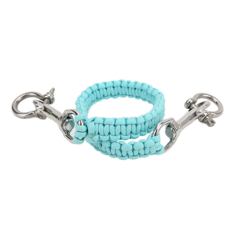 Alomejor Diving Camera Handle Rope Bracket Handle Rope Noctilucence Strong Rustproof Anticorrosion Underwater Camera Carry Lanyard Luminous Blue