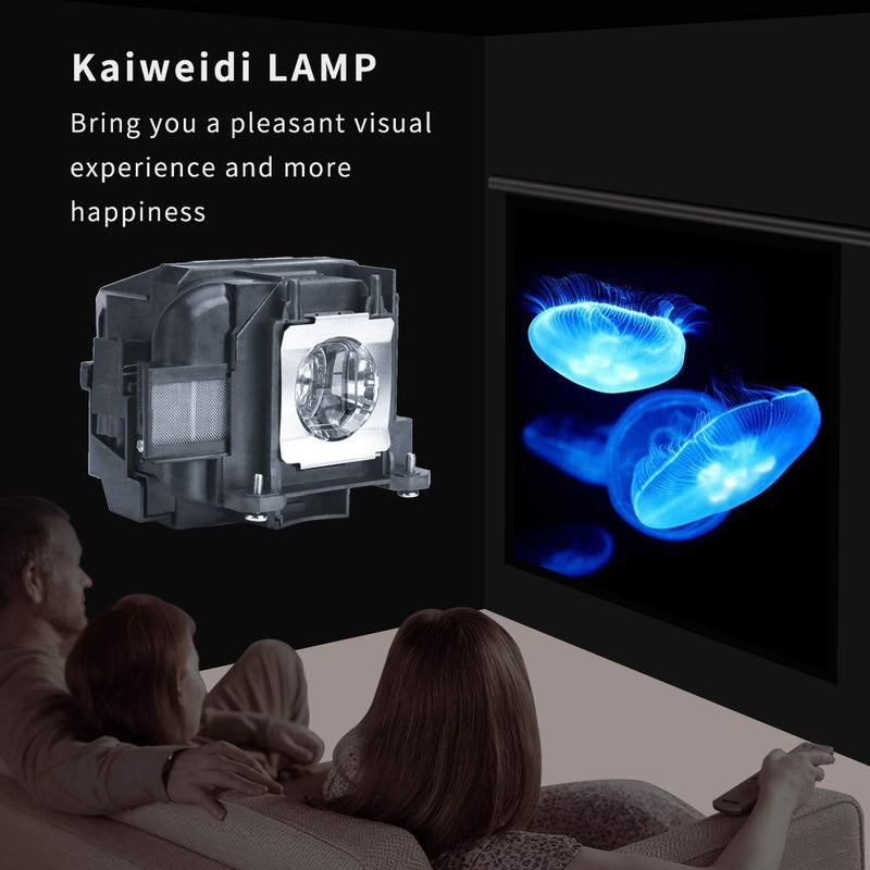 KAIWEIDI V13H010L88 Replacement Projector Lamp Bulb for Epson ELPLP88 PowerlLite 1224 1264 740HD HC1040 HC2040 HC2045 HC640 X27 EX3240 EX7240 EX9200 EX5250 EX5240 VS240 VS345 VS340 Projectors