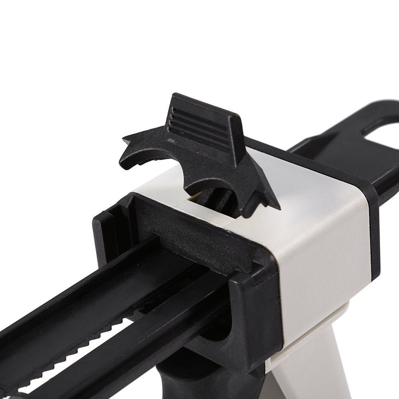 Impression Mixing Dispenser, Dental Supply Gun, Dental Caulking Gun 2:1, Impresion 1:1 Impression Mixing Dispensing Gun, Silicone Dispenser Gun for 50ml Silicone