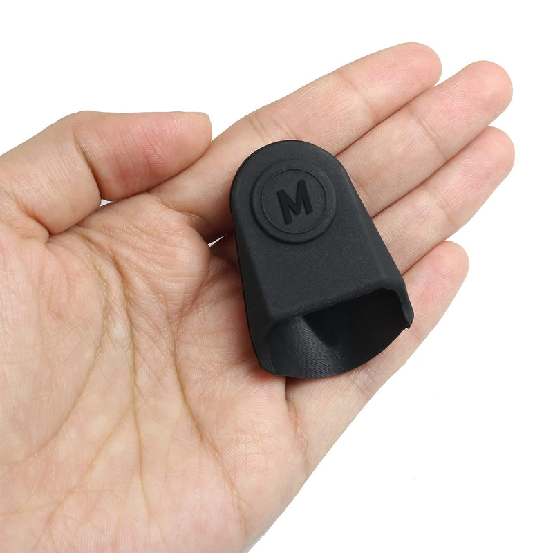 2pcs Mouthpiece Cap Protector Black Rubber Saxophone Clarinet Mouthpiece Cover Cap Protector