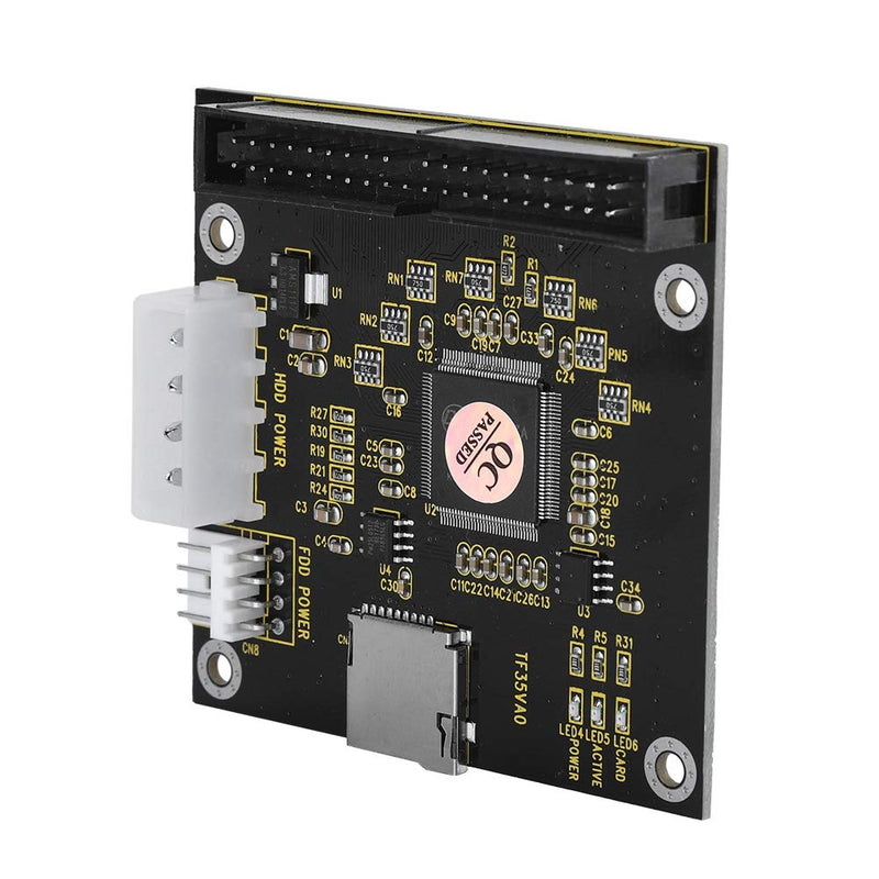 ASHATA SD Card to 2.5 Inch IDE Adapter,TF Memory Card to IDE 40Pin Male Adapter for DOS/Linux/Windows 98SE, Me, 2000, XP and for Vista.