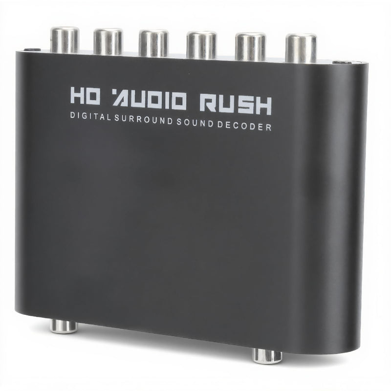 [AUSTRALIA] - Digital Sound Decoder Converter, 5.1CH DTS AC3 Audio Processor, Coax to Analog Audio Adapter, Dual Channel SPDIF Optical Input for Home Theater Cinema 1 