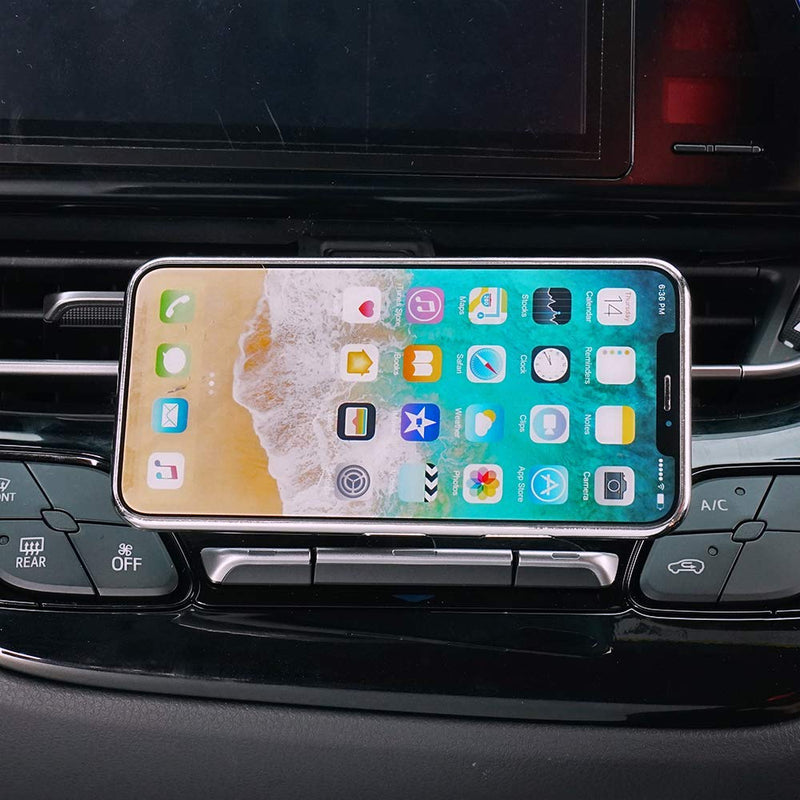 Magnetic Phone Holder Fit for Toyota CHR 2017 2018 2019 2020 2021 Air Vent Phone Mount Adjustable, Car Phone Cradle Fit for iPhone Samsung 4-7 Inches Smartphone Ch-zj001-002