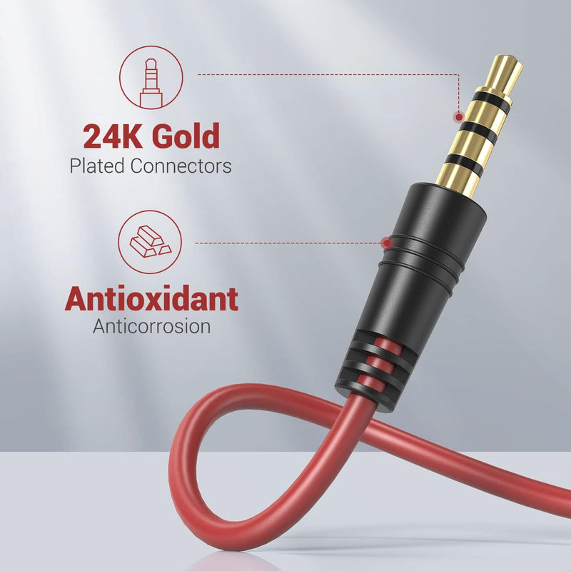 OneOdio A71 Wired Over Ear Headphones & 3.5 mm Cable with Boom Mic