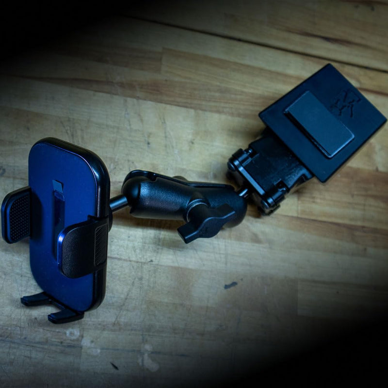 The Stubby Smash Phone Mount Kit w/Magnetic Phone Holder for 5th Gen 4Runners | 1" Ball Mount for Dashboard Cubby | 5th Generation 4Runner Phone Holder | Made in the USA HD Phone Mount Kit