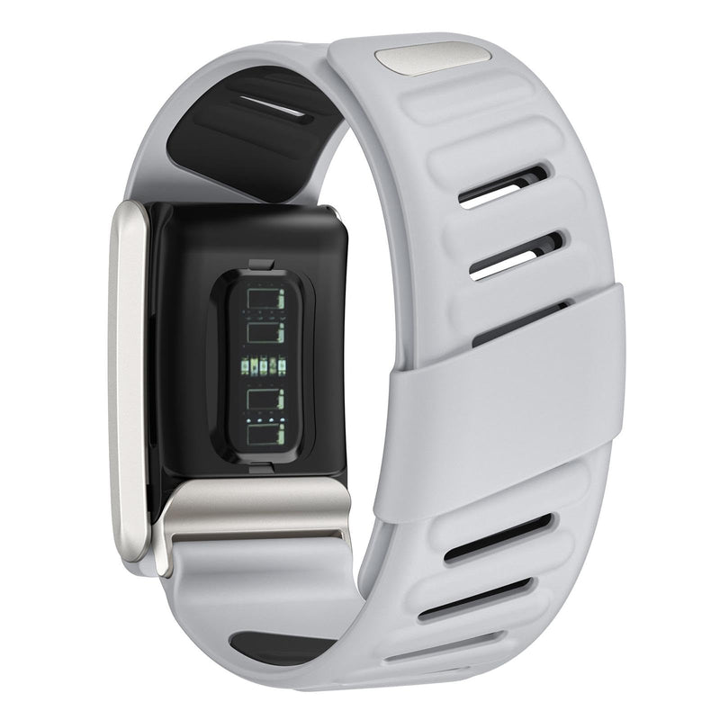 Watch Case xDfind Silicone Sports Watch Band Dark Grey + Orange For WHOOP 5.0