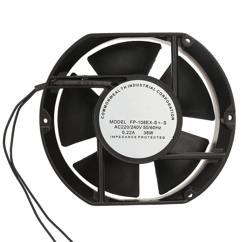 AC Axial Fan AC220V 38W Oval Ball Bearing Fan for DIY Cooling Ventilation Exhaust Projects
