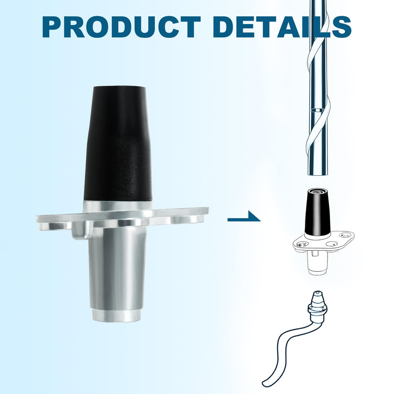 [AUSTRALIA] - BASIKER Car Radio Antenna Base Mount Fit for 2017-2021 Ford F-250 F-350 Super Duty, Antenna Base Mount Ford Accessories OEM HC3Z-18A984-A 926-535 Black Compatible with Ford F250 F350 