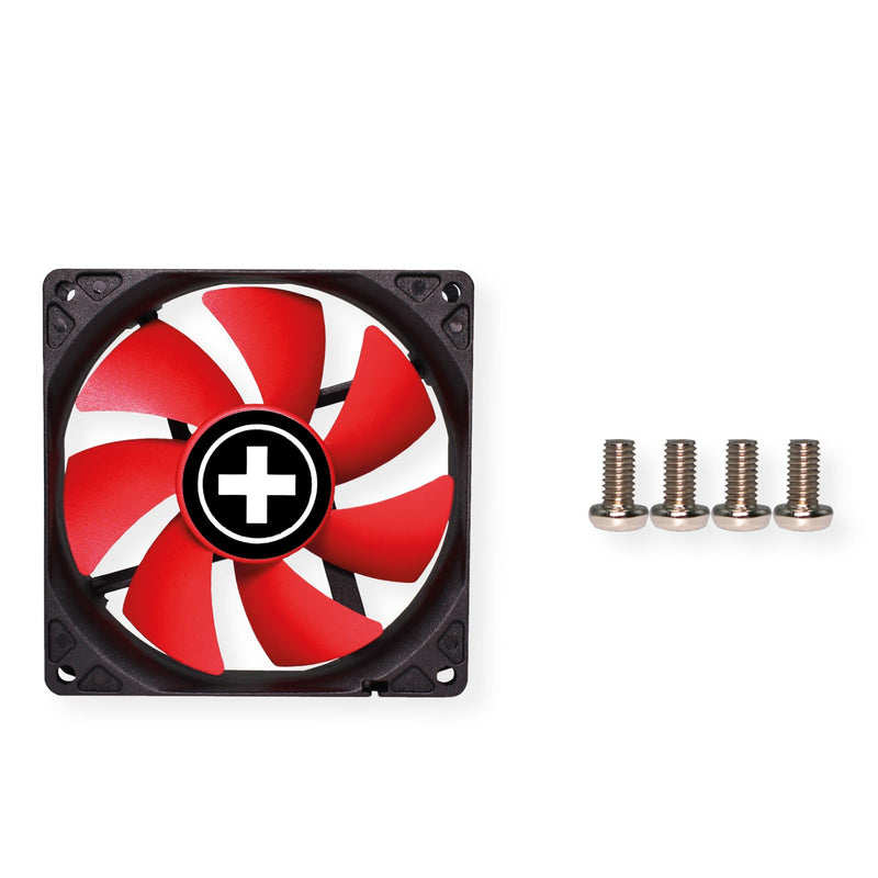 Xilence XPF92.R 92 mm Case Fan, 3Pin, Red/Black