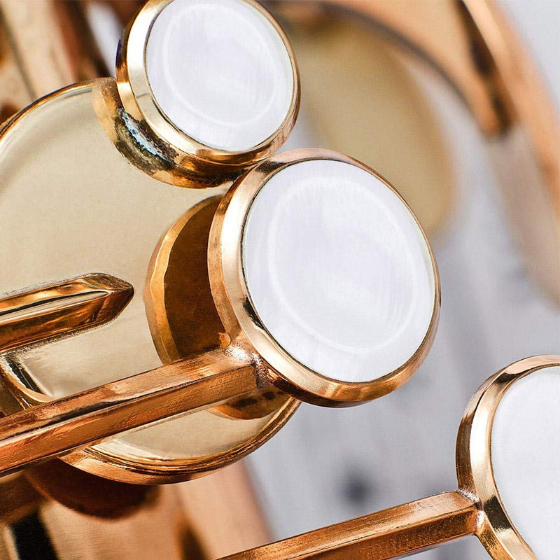 [AUSTRALIA] - 9Pcs/set Saxophone Key Buttons, Inlays White Abalone Shell Finger Button for Alto Tenor Soprano Sax Replacement tenor saxophone key pearls 