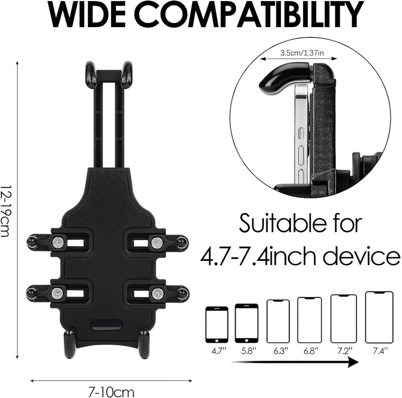 Drill-Down Dash-Board Phone Mount Holder Compatible with Samsung Galaxy S26 S25 S24 S23 S22 and iPhone 17 16 15 pro Max 14 13 12 11 Cell-Phones (5.5'' Length) 5.5'' length