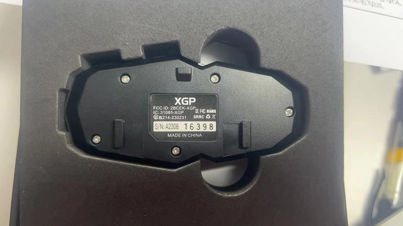 XGP Motorcycle Bluetooth Headset V5.2 with Music Sharing, 2-Way Motorcycle Helmet Bluetooth with IP67 Waterproof, Helmet Communication Intercom Systems with Hi-Fi Speakers for ATV/Snowmobile, 1 Pack