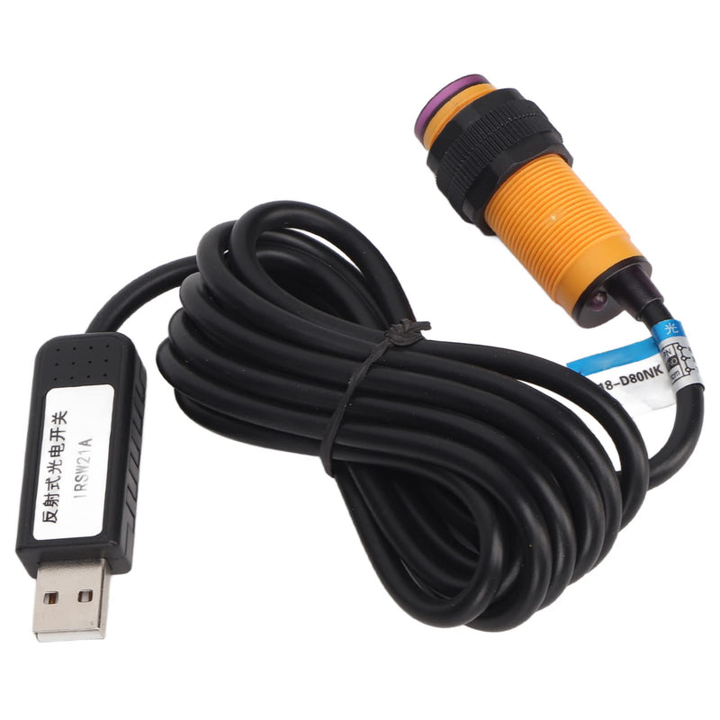 USB Reflective Light Barrier with USB Infrared Sensor for Games, Office, Mechanical Devices