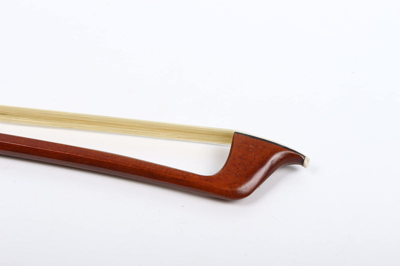 Yinfente 4/4 Cello Bow Full Size Bows Brazilwood Natural Mongolian Bow Hair Ebony Frog Straight (4/4)