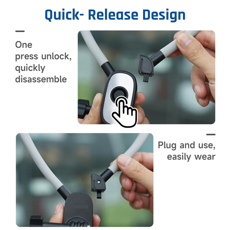 INOVAGEN Neck Mount,Neck Phone Holder,Magnetic Anti-Shake,POV/Vlog Recording,Hand Free Selfie Neck Phone Mount for Phones and GoPro Max Hero 12 11 10 DJI Action 3,Insta360 (i7U with Phone Holder) i7U With Phone Holder