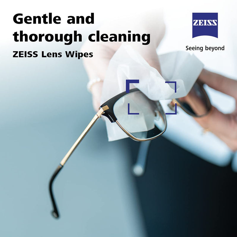 ZEISS Pre-Moistened Lens Cleaning Wipes, 200 Count White 200 Count (Pack of 1)
