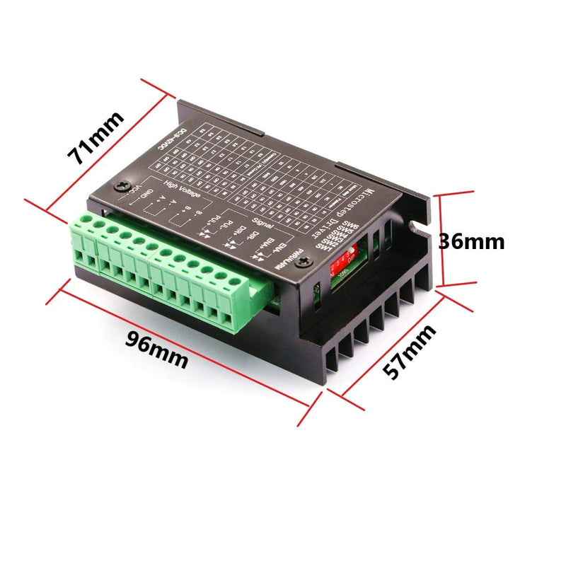 COVVY TB6600 4A 9-42V Stepper Motor Control CNC Controller 32 Segments 2/4 Phase Hybrid Stepper Motor Control Board