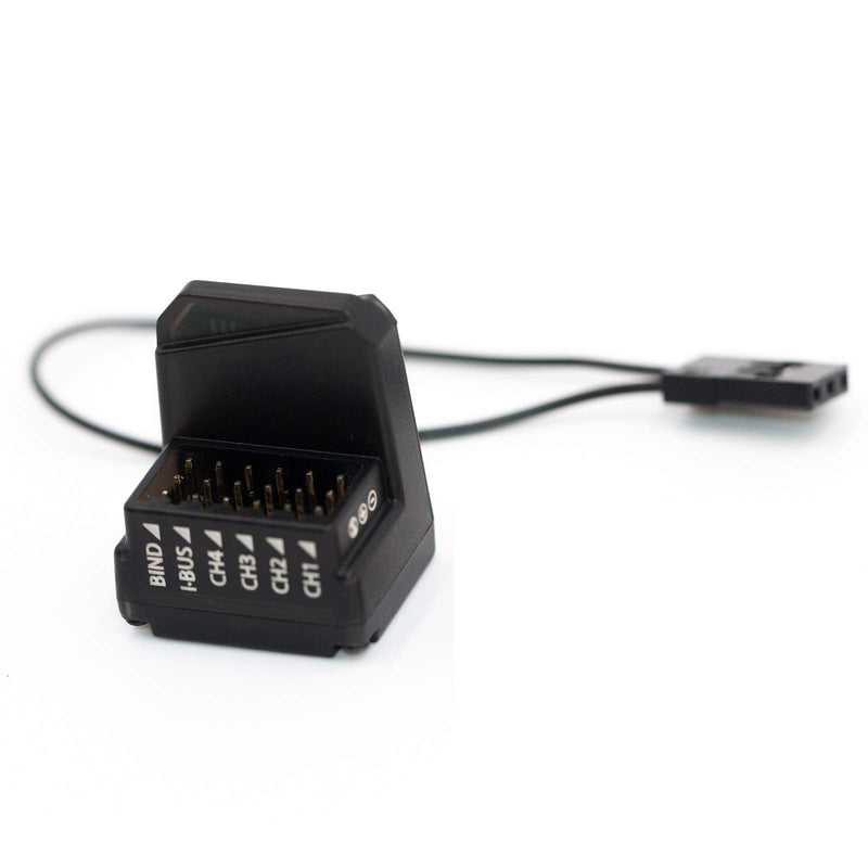 FGR4S V2 Receiver 2pcs AFHDS 3 Built-in Single-Antenna Bidirectional PWM/PPM/IBUS Output Receiver for NB4 PL18 Remote Control Transmitter