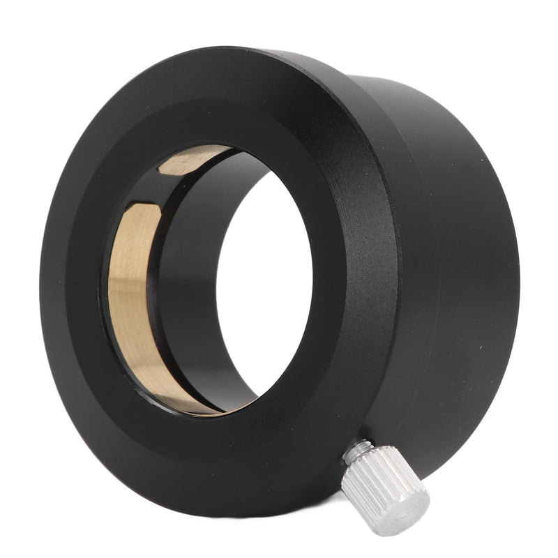 2 Inch to 1.25 Inch Telescope Eyepiece Adapter, Accurate Thread Telescope Eyepiece Mount Adapter Easy Installation Full Metal Black for Telescope Accessories