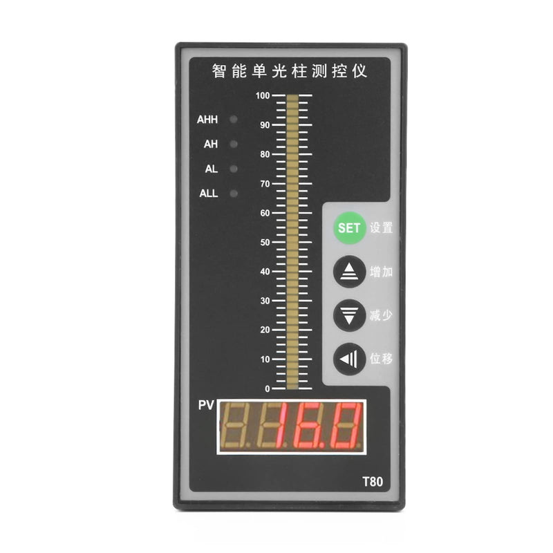 AC220V Liquid Level Indicator Intelligent Pressure Regulator, T80 4-20mA High Precision Light Column Level Indicator, Level Sensor