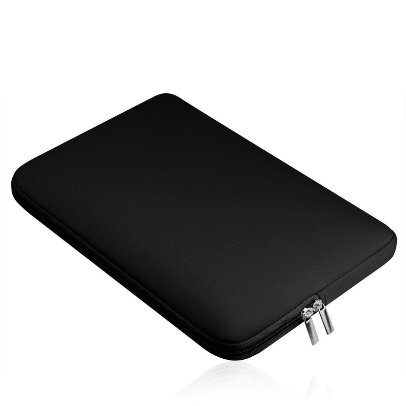 13" Laptop Sleeve 13 Inch Cover Protective Case Compatible with Apple MacBook Air 13.3 Inch Mac Pro M1 Surface Lenovo Dell HP Bag Computer Pouch Accessories Travel Carrying Case Neoprene, Black