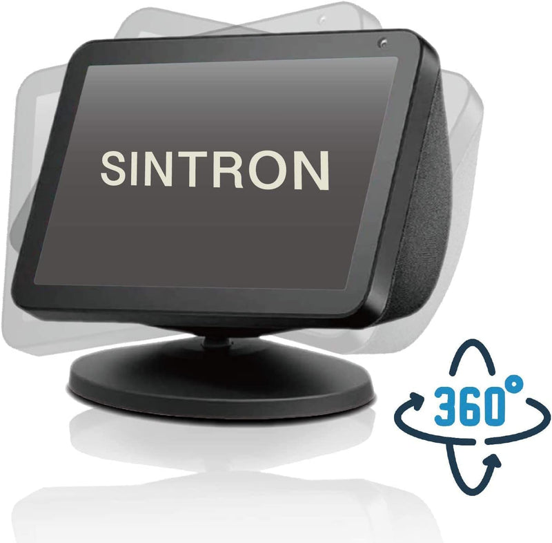 Sintron Smart Display Stand for Show 5 & Show 8 (1st Gen & 2nd Gen) - Adjustable Magnetic Stand Mount with 360 Degree Rotation, Tilt Function and Anti-Slip Base, Compatible with iPhone Models (Black) Black
