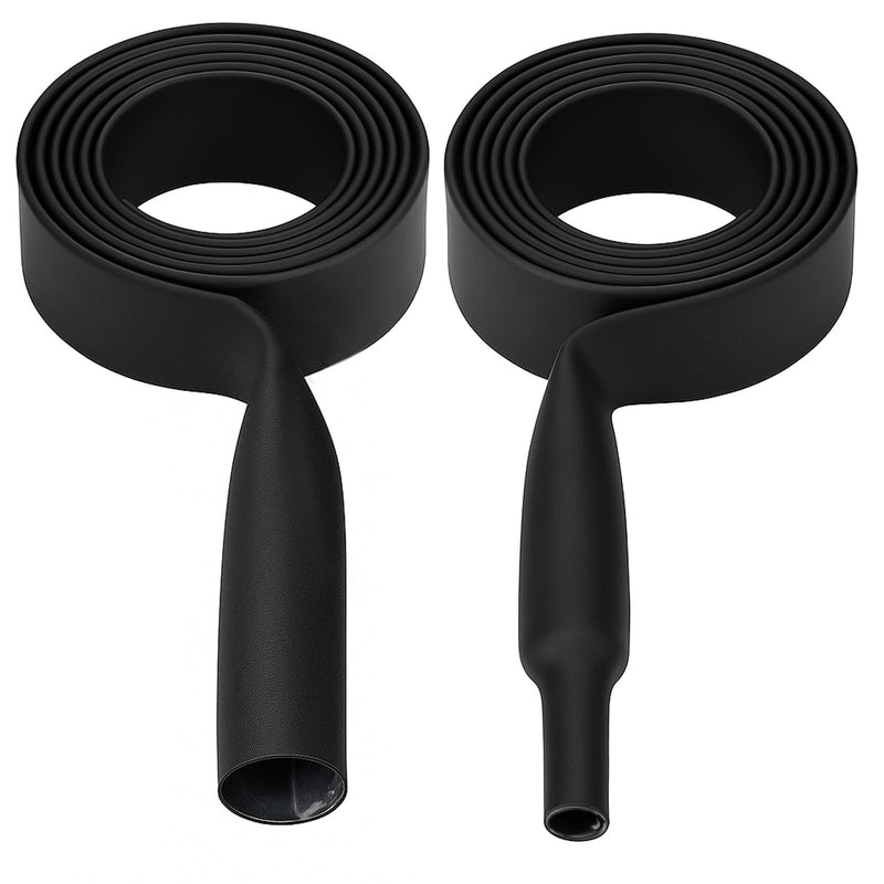[AUSTRALIA] - YAMXIN Heat Shrink Tube 20 mm Diameter 4:1, 3 m (2 x 1.5 m), Double-Walled with Adhesive, Waterproof and High Tension Resistant, Black 