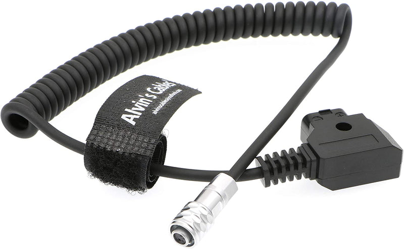 Alvin's Cables BMPCC4K to D Tap Power Cable for Blackmagic Pocket Cinema Camera 4K Gold Mount V Mount Battery Weipu 2 Pin Female to P Tap 1M