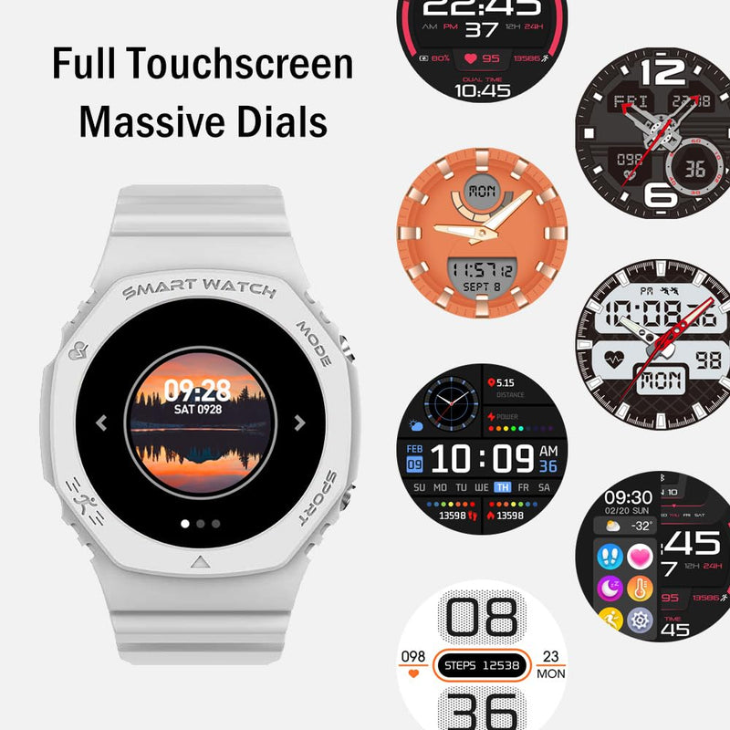 Smart Watches for Men Women Make/Answer Calls,Message Reminder,100+ Sport Modes Exercise Data Record for Calories,Distance,Step,Heart Rate Monitor,Fitness Tracker Android and iOS black